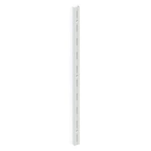 Trilho Simples Encaixe Aço Carbono Branco 2 Metros - Brasforma