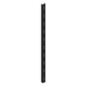 Trilho Simples Encaixe Preto 2.0m - Brasforma