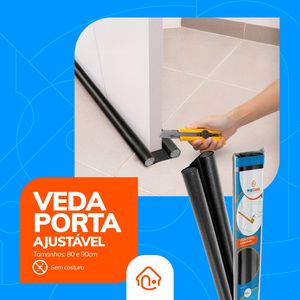 Veda Porta Ajustável Para Portas Até 90cm - PratCasa