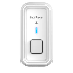 Campainha Sem Fio Com Bateria Cib 101 Plástico Branca - Intelbras