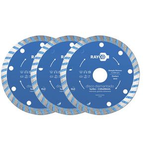 Disco Diamantado Segmentado 110X20mm - Rayco