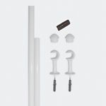 Varão_Kit_Basic_Fino_3m_Branco_-_Utilimark