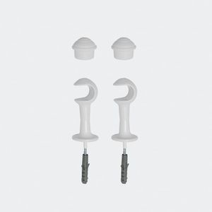 Suporte Basic Fino Branco Par - Utilimark
