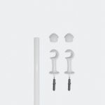 Varão_Kit_Basic_Grosso_2m_Branco_-_Utilimark