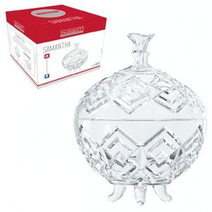 Bomboniere Com Pé de Vidro Samantha 850ml - Hauskraft