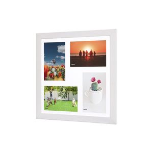 Painel Popular 4 Fotos 10x15 Branco 32x32cm - Vipa