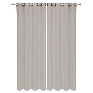 Cortina Veneza Nude Duas Fibras 260x170cm - BecaDecor
