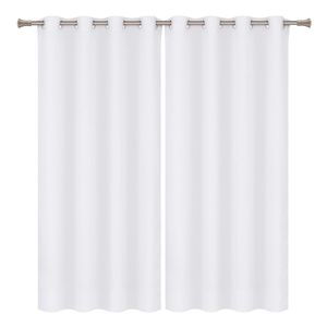 Cortina Voil Liso Com Forro Branca 260x170cm - BecaDecor