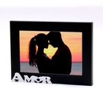 Porta_Retrato_Palavra_Amor_Preto_10x15cm_-_Vipa