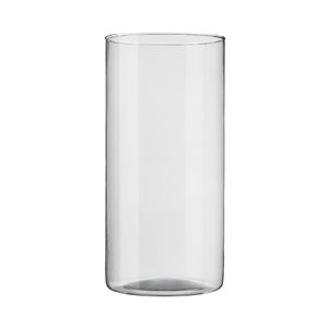 Vaso Tubo Decorativo Transparente 30x14cm - Vitazza