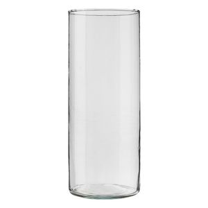 Vaso Tubo Decorativo Transparente 40x14cm - Vitazza