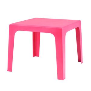 Mesinha Kids Em Plástico Rosa - Mor