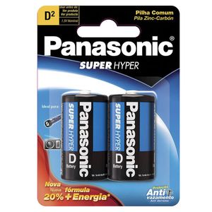 Pilha Zinco Grande D Blister Com 1 Unidade 10133 - Panasonic