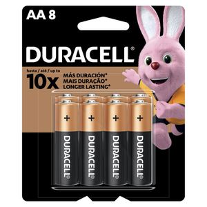 Pilha Alcalina Pequena AA Blister Com 8 Unidades 9239 / AA8 - Duracell
