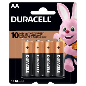 Pilha Alcalina Normal AA Blister Com 4 Unidades 10105/  AA4 - Duracell