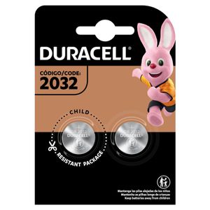 Bateria Pilha Moeda Lítio 3v CR2032 Blister com 2 Unidades 5009886 - Duracell