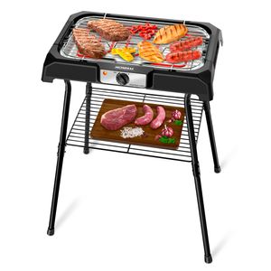 Churrasqueira Elétrica Controle de Temperatura Com Pés 2000w 127v - Mondial