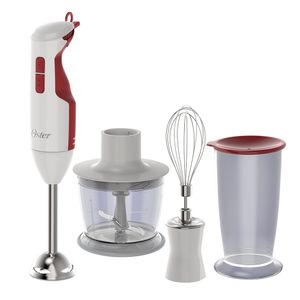 Mixer Delight 3 Em 1 250w Branco E Vermelho 127v - Oster