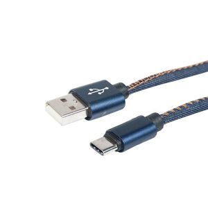 Cabo USB Turbo 3.0a Tipo C 1m Jeans XCCD33 - X-cell