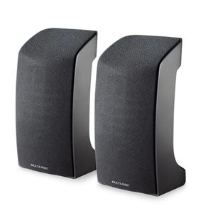 Caixa de Som 2.0 1w Usb Preta - Multilaser