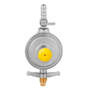Regulador para Gás Excel Rb Com Mangueira 1,25m 2kg 2049 Zamac Alumínio - Forusi