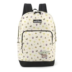 Mochila Costas Juvenil Star Wars The Mandalorian Baby Yoda 100% Poliéster Verde - Luxcel