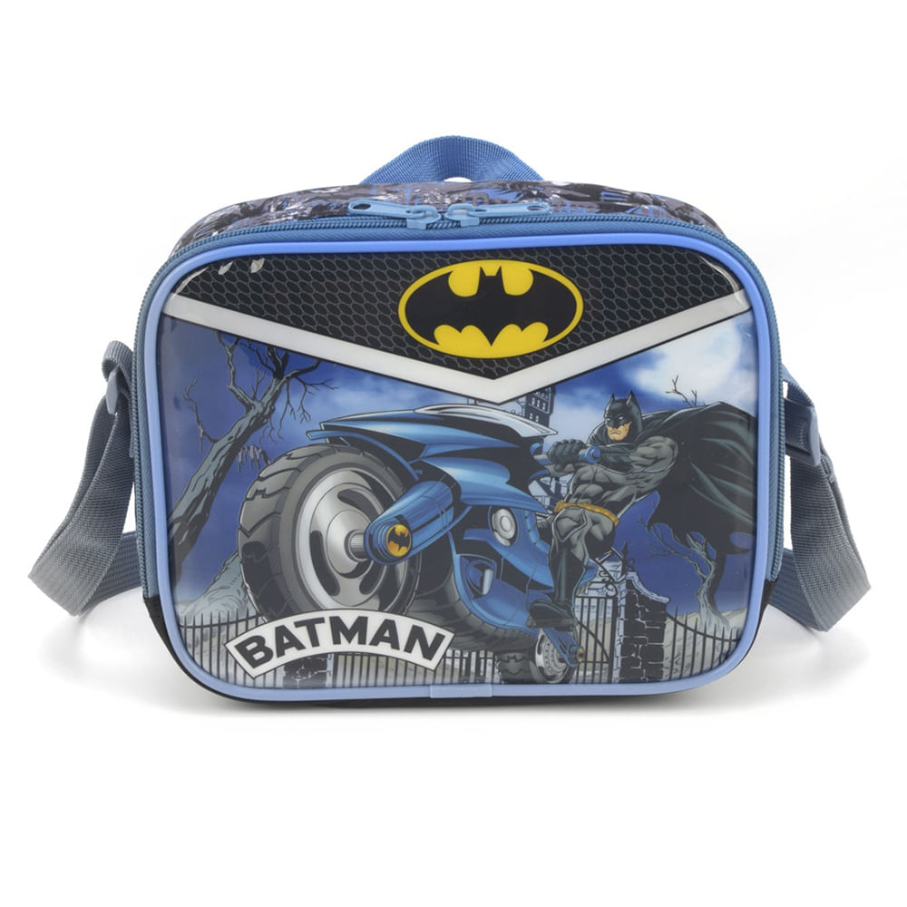 Lancheira Batman Azul - Luxcel - lojasmel
