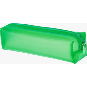 Estojo Escolar Pequeno Lights Neon Pvc Verde - Acp