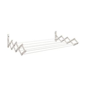 Varal Sanfonado Aço Carbono Branco 80cm - Secalux