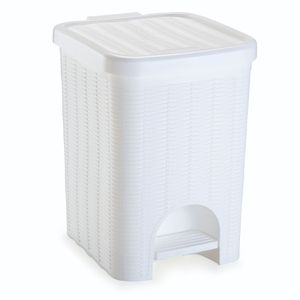 Lixeira Vime 12 Litros Branca - Nitron