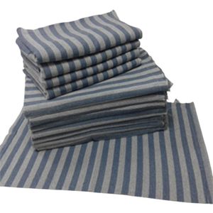 Pano de Limpeza Saco Duplo Algodão nº 7 Listrado 45x65cm - Textil Silva