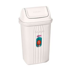 Lixeira Plastico Com Tampa Basculante 10 Litros - Sanremo