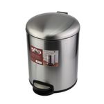Lixeira_8_Litros_Com_Pedal_Elite_Aço_Inox_E_Plástico_5x26cm_-_Honeyhome