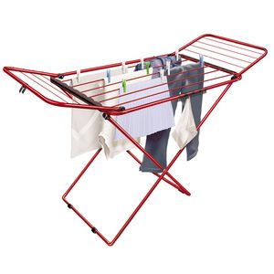 Varal de Chão Com Abas Bari Color Vermelho - Secalux