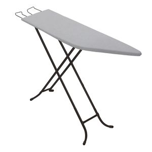 Tábua de Passar Metalizado Com Suporte Preto 30x116x89cm - Utimil