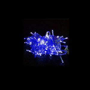 Pisca Pisca 100 Leds Azuis 8 Funções Cabo Verde 9m 220v - honeyhome
