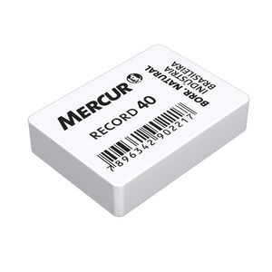 Borracha Record 40 Blister 3 Peças - Mercur