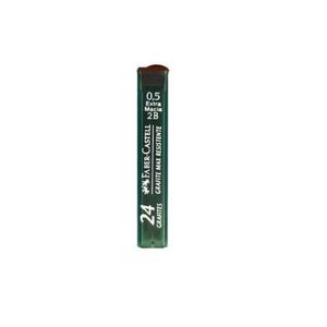 Grafite Polymer 0.5mm 2B Cartela 2 Tubos com 12 Grafites Cada - Faber Castell
