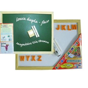 Lousa Abc Magnética Dupla Face 40x30cm - Cortiarte