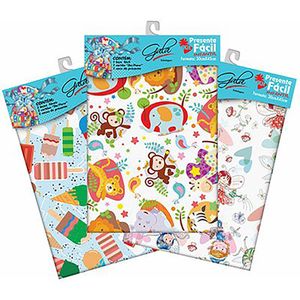 Saco de Presente Laminado Infantil 58x89cm - Gala