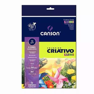 Bloco Criativo Lumi  A4 50 Folhas 75g - Canson