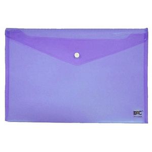 Envelope com Botão em PP A4 Lilás - Dac