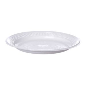 Prato Plástico para Bolo 15cm Branco - Trik Trik