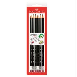 Lápis Grafite 1205 Com Borracha - Faber Castell