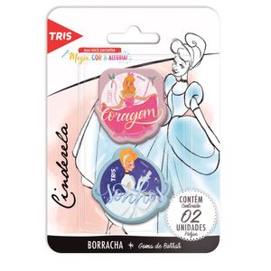 Borracha Top Cinderela Cartela Com 2 Unidades - Tris