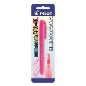 Caneta Marcador Rosa  Lumi Color 200sl Blister 1 Unidade - Pilot
