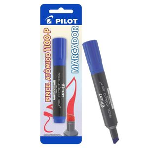 Pincel Marcador Atômico Azul 1100p Blister 1 Unidade - Pilot