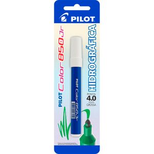 Caneta Hidrográfica Color Azul 850 Junior Blister 1 Unidade - Pilot