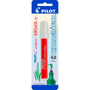 Caneta Hidrográfica Color Vermelha 850 Junior Blister 1 Unidade - Pilot