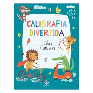 Caderno de Caligrafia Divertida Letra Cursiva - Ciranda Cultural